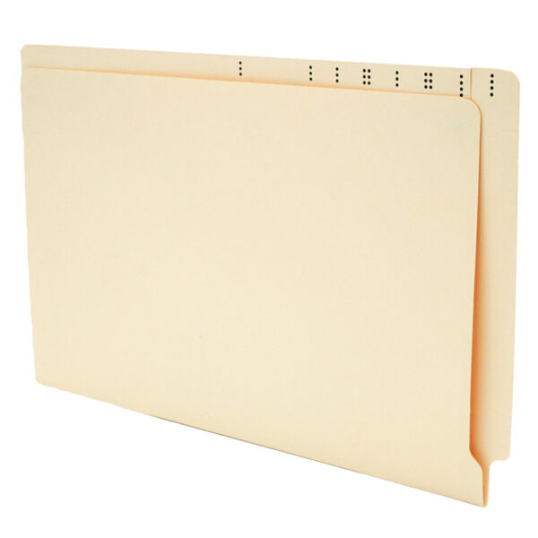 Manila Top/End Tab Reinforced File Folder, Legal Size, 11pt., Single Ply Top and End Tabs, With 9" Front Flap (Model #1346-00 - previously Model #J1461)