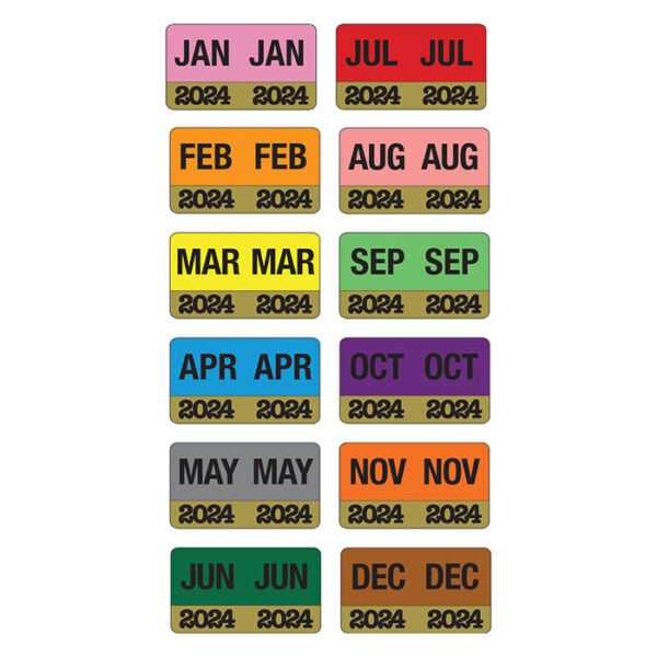 1.625" x 0.9375" Jeter Month/Year Convenience Pack (Model# 2**13MY)